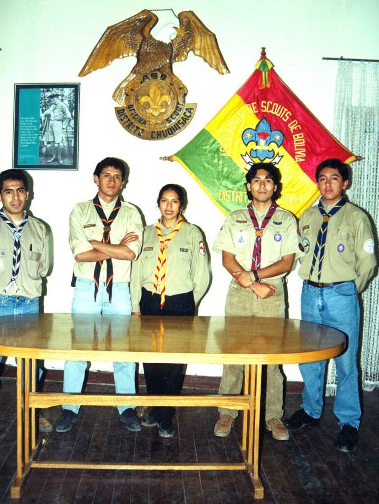 TeilnehmerInnen des Deutschkurses in Sucre, Bolivien - 1999