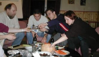 Sushi beim Bezirks-Jungpfadfindertreffen (Bezirk Bergstraße)